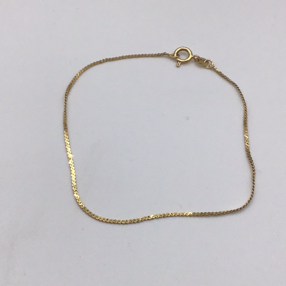 14k 585 gold bracelet marked